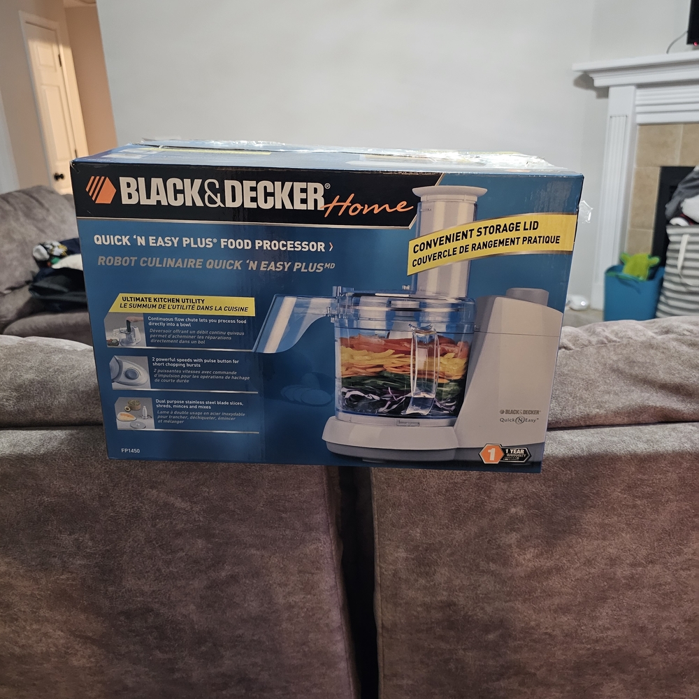 Black & Decker Home Food Processor with Storage Lid